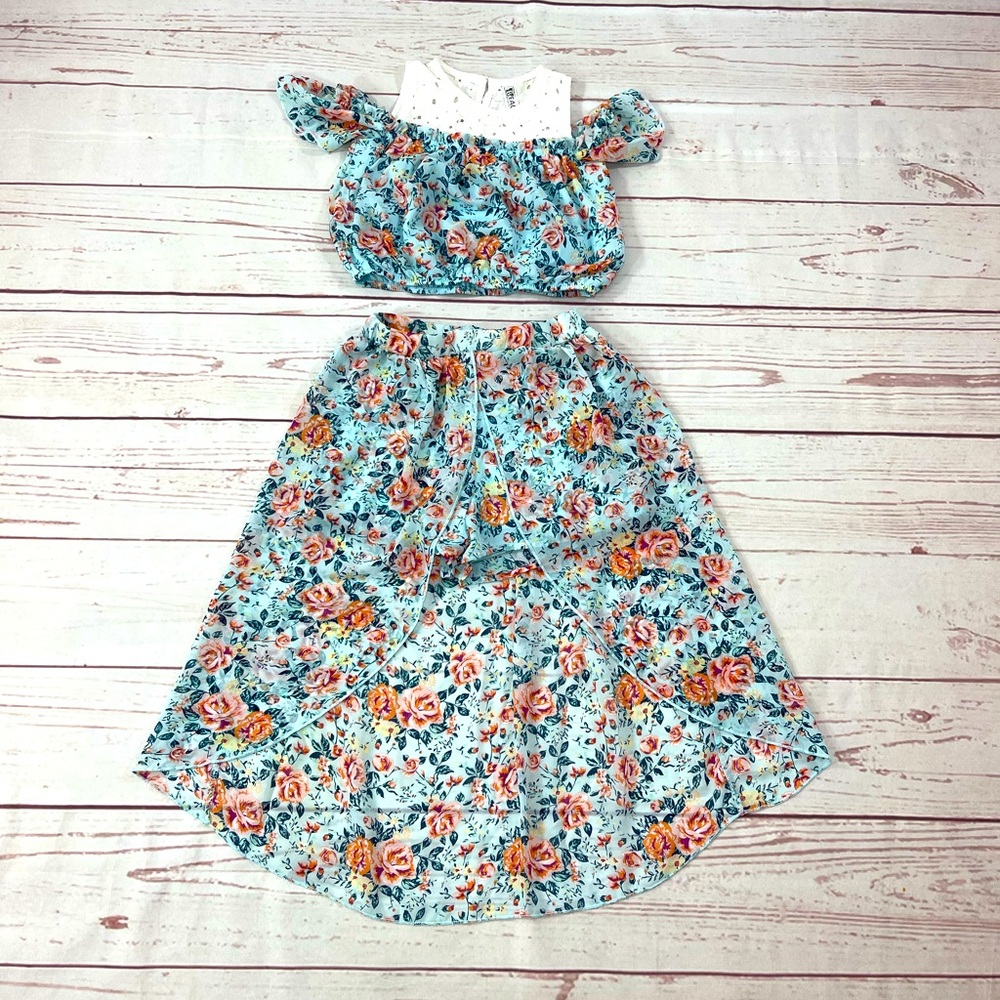 Beauties Two Piece Dress Outfit - Girls Size 7